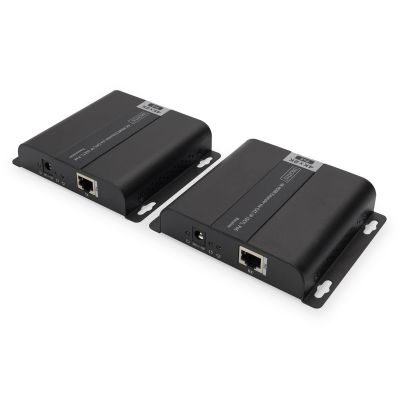 12. Extender HDMI IP/Cat.5/6/7 120m 4K 30Hz UHD PoEHDCP 1.4 IR audio (zestaw)