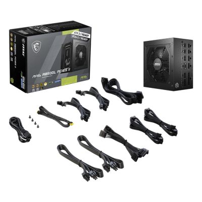 19. Zasilacz MSI MAG A850GL 850W PCIE5 II 80+ Gold ATX 3.1