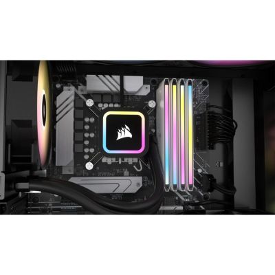 5. Zestaw pamięci DDR5 32GB PC 7000 CL34 Corsair, 2x16GB, Dominator T RGB White, sprzedaż detaliczna