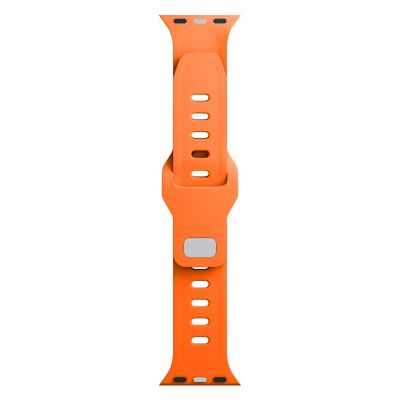 8. Pasek silikonowy 3mk Silicone Watch Strap do Apple Watch 38 / 40 / 41 mm - pomarańczowy