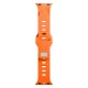 8. Pasek silikonowy 3mk Silicone Watch Strap do Apple Watch 38 / 40 / 41 mm - pomarańczowy