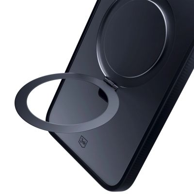 5. Etui 3mk Smoke Case Mag&Stand na Apple iPhone 15 plus - czarne