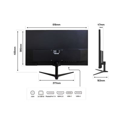 7. Monitor JAPANNEXT 68,5 cm JN-IPS27WQHDR-C65W 16:9 HDMI/DP WQHD