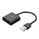 Zewnętrzna karta dźwiękowa Orico SKT3 USB-A - czarna