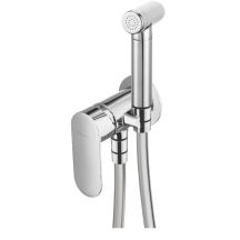 Deante Alpinia bateria bidetowa podtynkowa chrom BGA034M