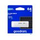 3. Pendrive GoodRam UME2 UME2-0640W0R11 (64GB; USB 2.0; kolor biały)