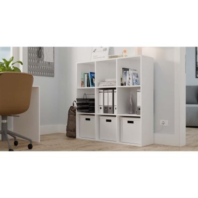 6. REGAŁ MALAX 3x3 H BIEL