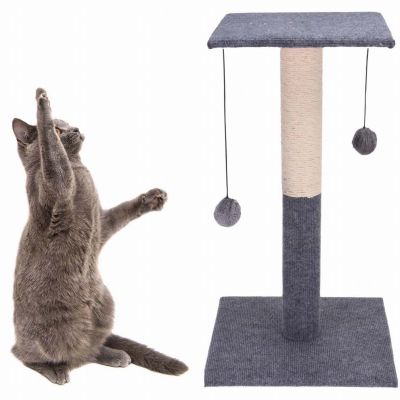 11. DRAPAK DRZEWKO DLA KOTA 59CM 2 PIŁECZKI