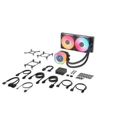 4. Chłodzenie wodne CORSAIR WAK iCUE LINK TITAN 240 RX LCD AIO 240mm