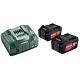 2. Akumulator METABO 18V 5,2Ah x2 + ładowarka