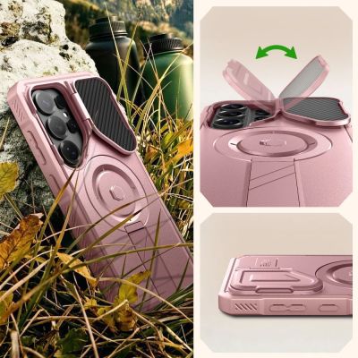 5. Etui Tech-Protect Kevlar MagSafe 2-Set na Samsung Galaxy S26 Ultra - różowe