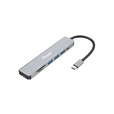 6. Equip 133494 stacja dokująca Przewodowa USB 3.2 Gen 1 (3.1 Gen 1) Type-C Srebrny