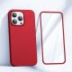 2. Joyroom 360 Full Case etui pokrowiec do iPhone 13 Pro obudowa na tył i przód + szkło hartowane czerwony (JR-BP935 red)
