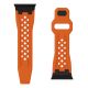 7. UAG Monarch - pasek FKM do Apple Watch series 4-6 & SE 1-3, 44mm / series 7-9, 45mm / series 10-11, 46mm / Ultra 1-3, 49mm (orange / black titanium)