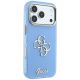 4. Etui Guess IML 4G Script Metal na iPhone 17 Pro / 18 Pro - jasnoniebieskie