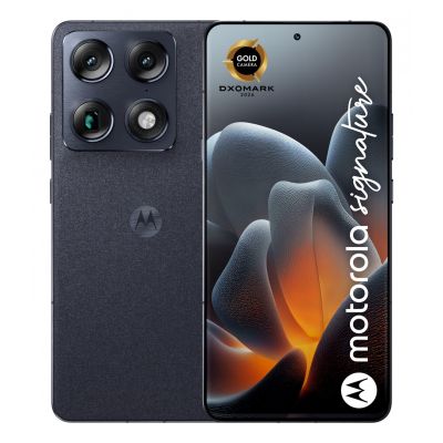 3. Motorola signature 17,2 cm (6.78") Dual SIM Android 16.0 5G USB Type-C 16 GB 512 GB 5200 mAh Ciemny Niebieski