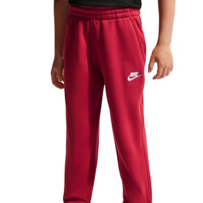 3. Spodnie dla dzieci Nike Sportswear Club Fleece czerwone FD3008 608
