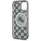 7. Etui Karl Lagerfeld IML Monogram Karl & Choupette Head MagSafe na iPhone 15 - czarne