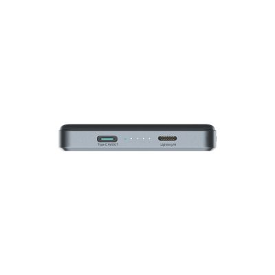 5. Powerbank Joyroom JR-PBM08 Pro 22,5W 10000mAh z ładowaniem bezprzewodowym 2x USB-C - szary