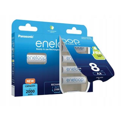 2. PANASONIC ENELOOP AA 2000mAh 8 szt