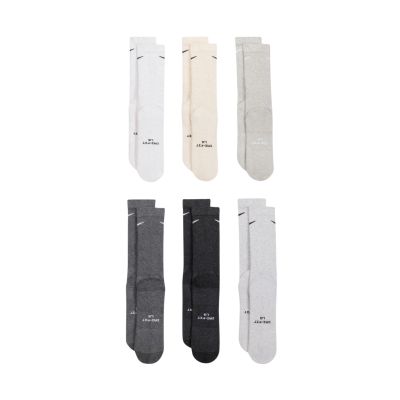 3. Skarpety Nike Everyday Elevated 6 par szare, kremowe HQ8021 904