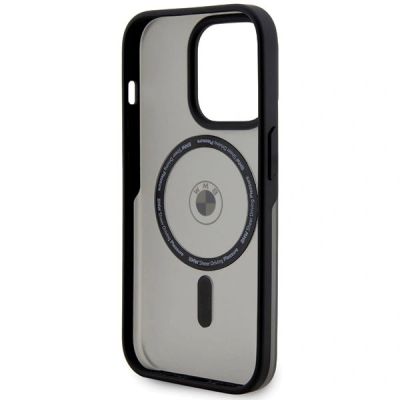 7. Etui BMW Signature MagSafe na iPhone 14 Pro - czarne
