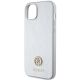 6. Etui Guess Strass Metal Logo do iPhone 15 Plus - srebrne