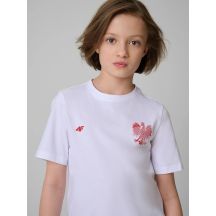 T-shirt kibica dziecięcy 4F 4FJSMM00TTSHU2236-10S