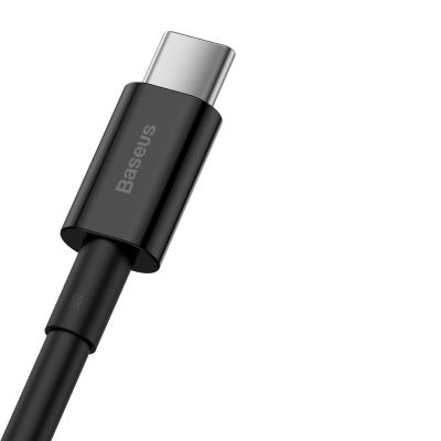 7. Baseus Superior kabel USB - USB Typ C 66 W (11 V / 6 A) Huawei SuperCharge SCP 2 m czarny (CATYS-A01)