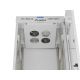 16. LANBERG SZAFA INSTALACYJNA RACK STOJĄCA 19" 42U 600X600 SZARA DRZWI PRZESZKLONE LCD (FLAT PACK) V2