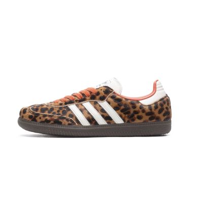 Buty Adidas Samba OG W Leopard Preloved Red  JI2734