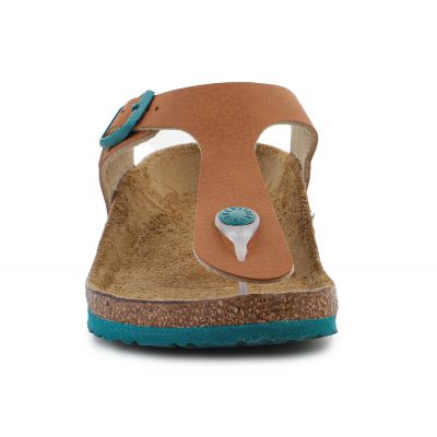 7. Japonki Birkenstock Gizeh Desert Soil Ginger Jr 1024327