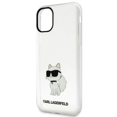 20. Etui Karl Lagerfeld Ikonik Choupette na iPhone 11 / Xr - przezroczyste