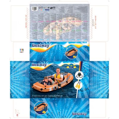 15. Bestway 61062 nadmuchiwana łódź Podróże / Rekreacja Dmuchany ponton