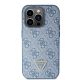 9. Etui Guess Crossbody 4G Metal Logo do iPhone 14 Pro Max - niebieskie
