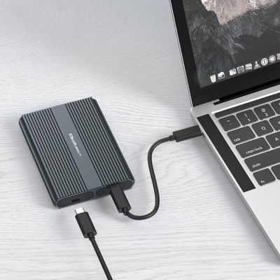 2. Qoltec Obudowa | kieszeń na dysk M.2 SSD | SATA | NVMe | USB-C | DUAL 2 x 2TB