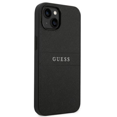 4. Etui Guess Saffiano Strap na iPhone 14 Plus - czarne