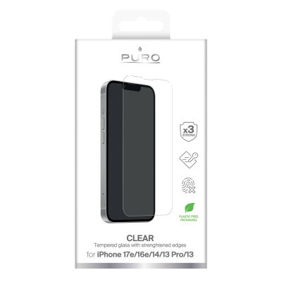 7. Szkło hartowane Puro Tempered Glass do iPhone 16e/17e