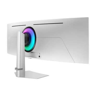 7. Samsung G93SC monitor komputerowy 124,5 cm (49") 5120 x 1440 px Dual QHD OLED Srebrny