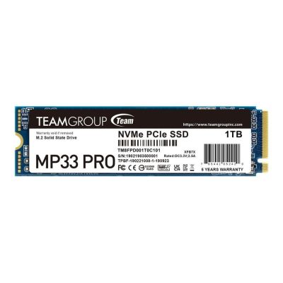 2. Team Group MP33 Pro NVMe SSD, PCIe 3.0 M.2 Type 2280 — 1 TB