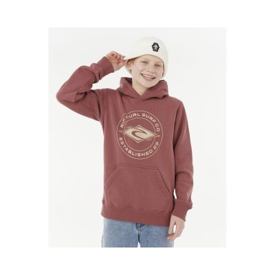 4. Bluza RIP CURL STAPLER HOOD -BOY czerwona