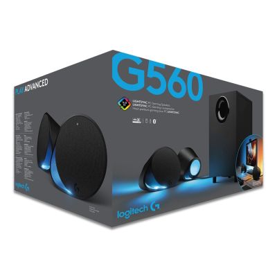 34. Logitech G G560 zestaw głośników 120 W PC/Laptop Czarny 2.1 kan. 30 W Bluetooth