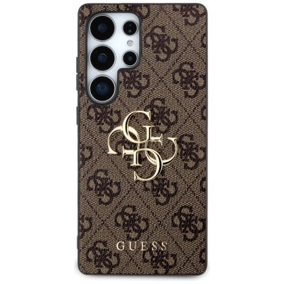 3. Etui Guess Big 4G Logo Classic Logo do Samsung Galaxy S25 Ultra brązowy