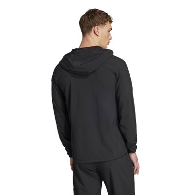 3. Bluza z kapturem adidas Tiro 25 Competition Vis Tech Travel - Czarny JX9502