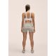 3. Legginsy treningowe damskie CASALL Sublime Folded Hotpants kolor szary