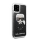 5. Etui Karl Lagerfeld Iconic Glitter na iPhone 11 Pro - czarne