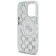 7. Etui Karl Lagerfeld IML Monogram Karl & Choupette Head MagSafe na iPhone 16 Pro - przezroczyste