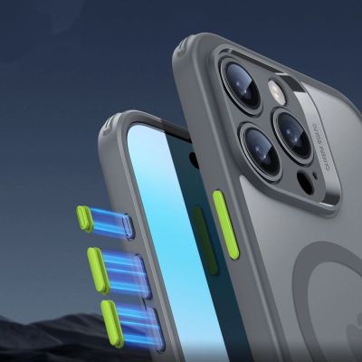 6. Etui ESR Classic Pro Set Halolock MagSafe na iPhone 16 Pro Max - szare