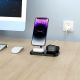 6. Ładowarka Tech-Protect QI15W-A22 indukcyjna MagSafe ze stojakiem 3w1 MagSafe na smartfon / Apple Watch / AirPods - czarna