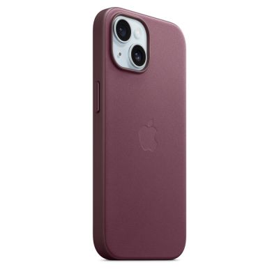7. Etui z MagSafe Apple iPhone 15 Feingewebe Case Mullberry